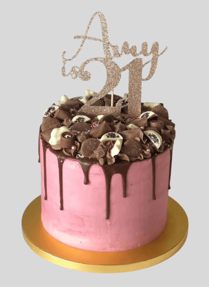 Pretty Caramel Cake