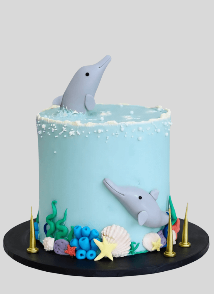 Angelic Dolphin Cake