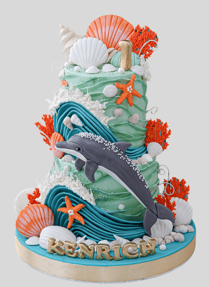 Divine Dolphin Cake