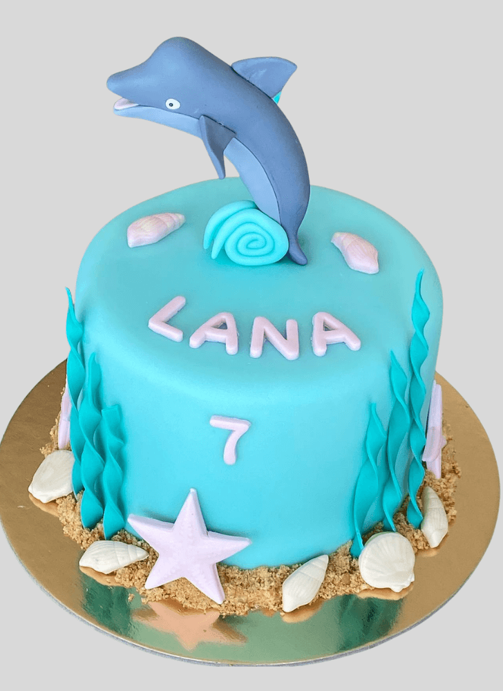 Fascinating Dolphin Cake