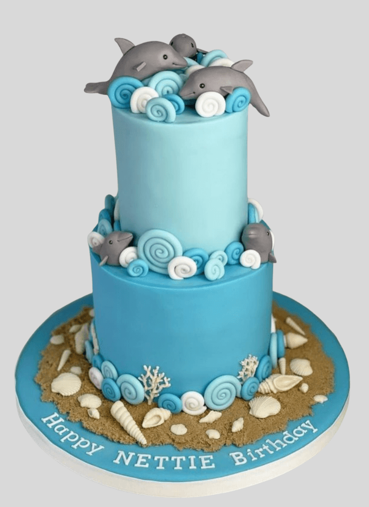 Fine Dolphin Cake