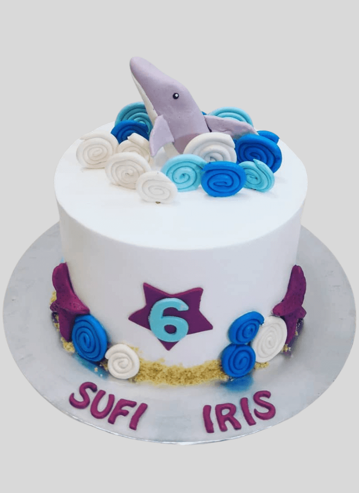 Mesmeric Dolphin Cake