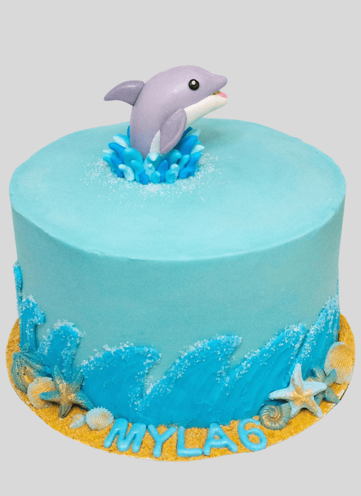 Pretty Dolphin Cake