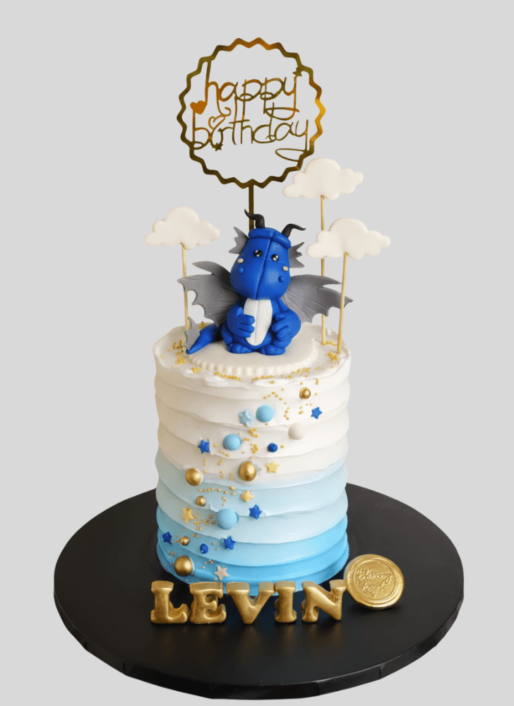 Adorable Dragon Cake