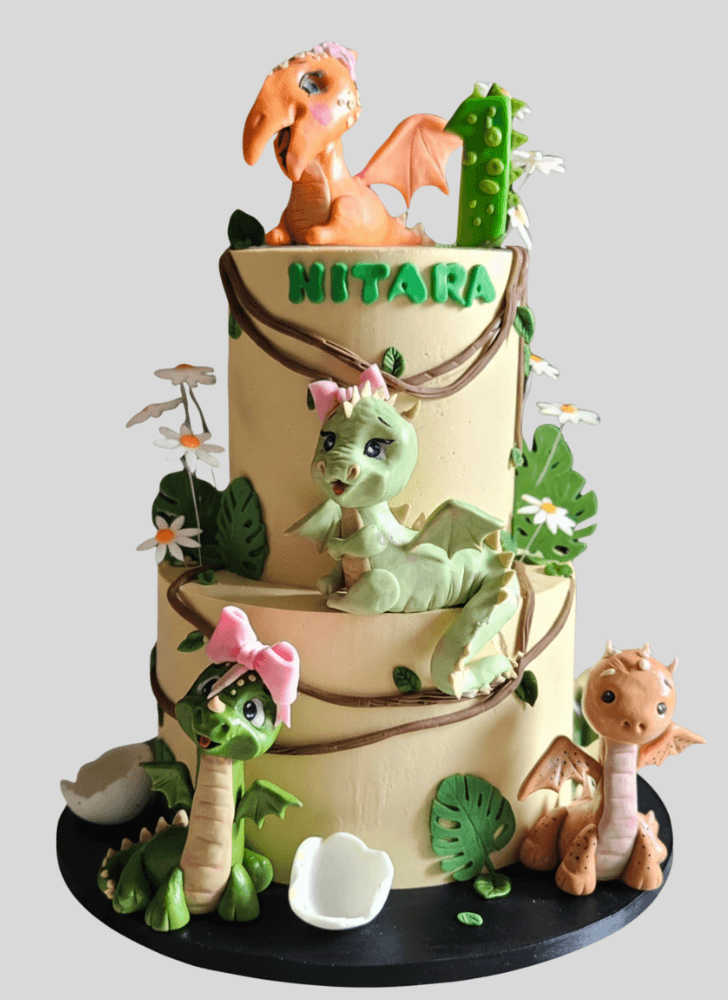 Charming Dragon Cake