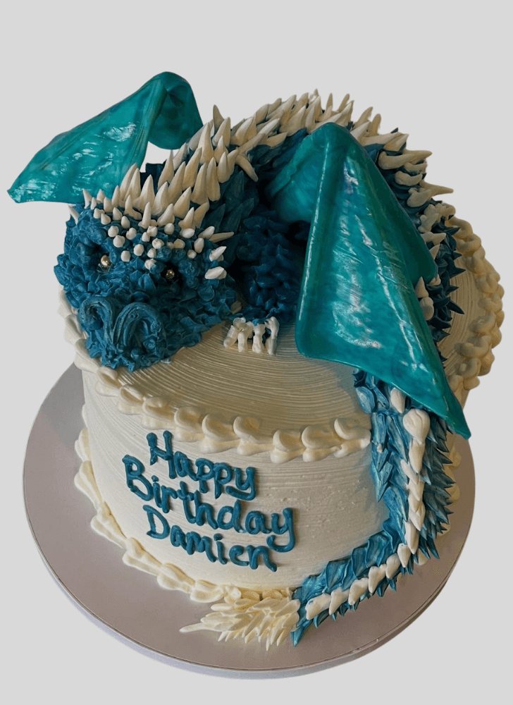Delicate Dragon Cake