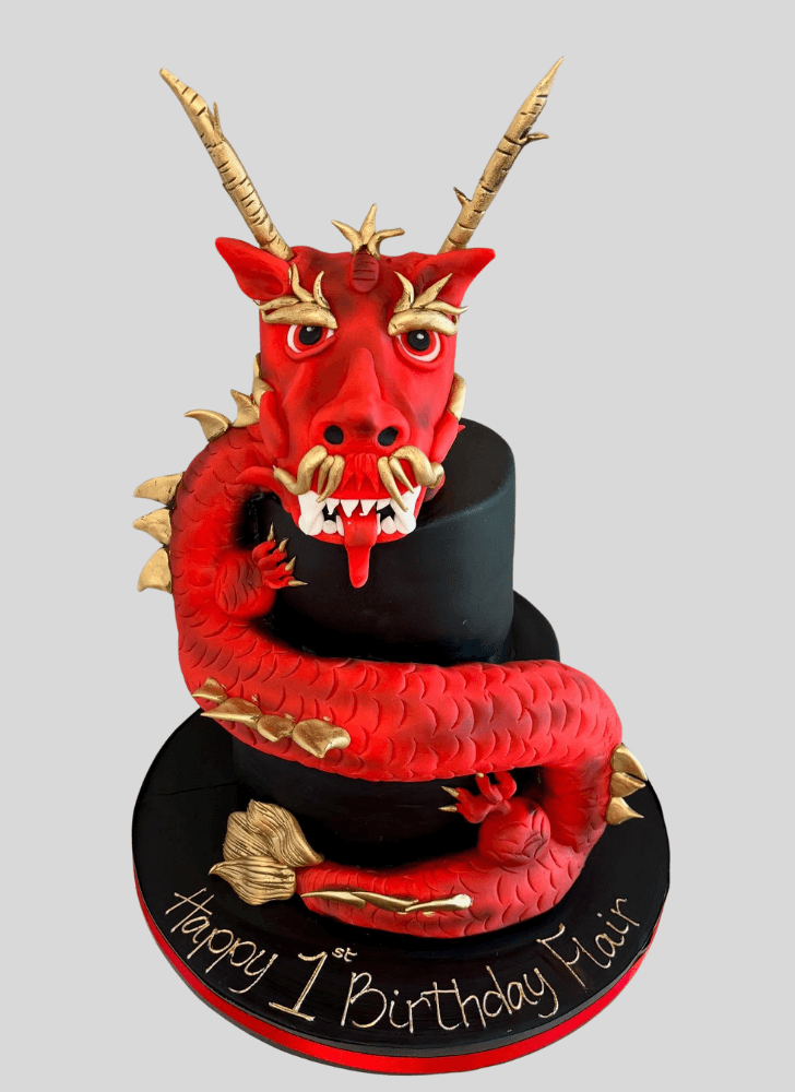 Delightful Dragon Cake