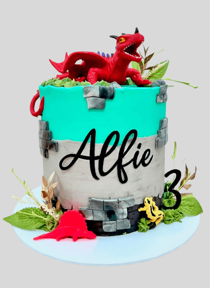 Enthralling Dragon Cake