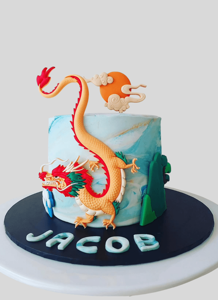 Good Looking Dragon Cake