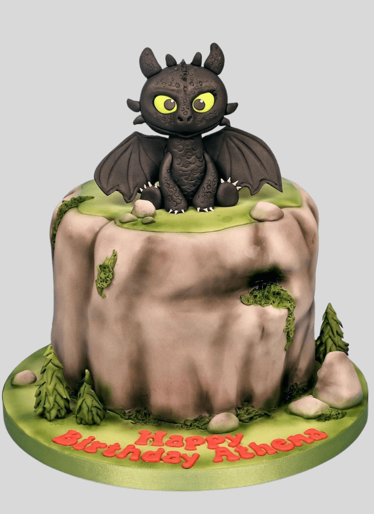 Inviting Dragon Cake