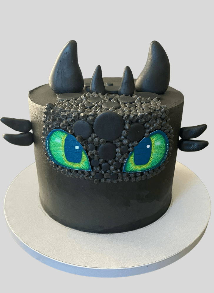 Lovely Dragon Cake Design