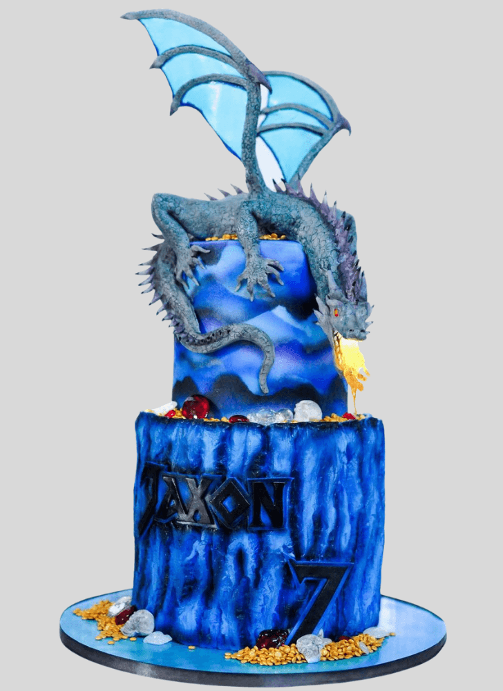 Radiant Dragon Cake