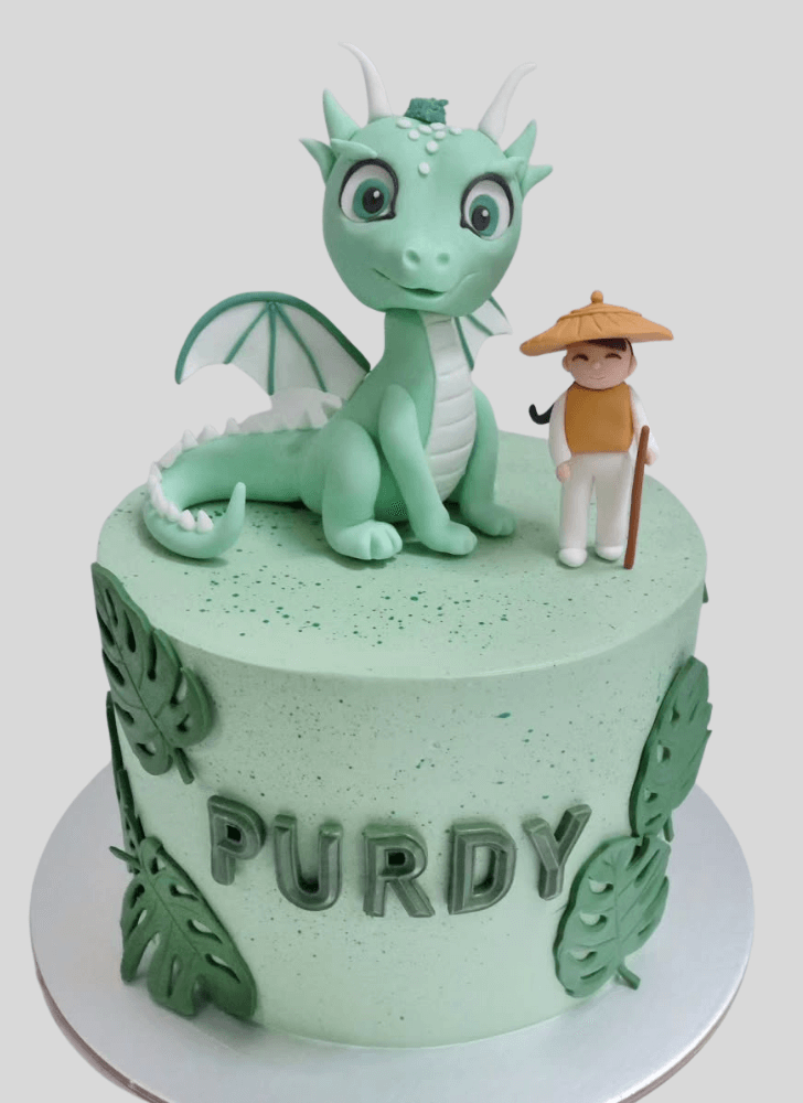 Shapely Dragon Cake