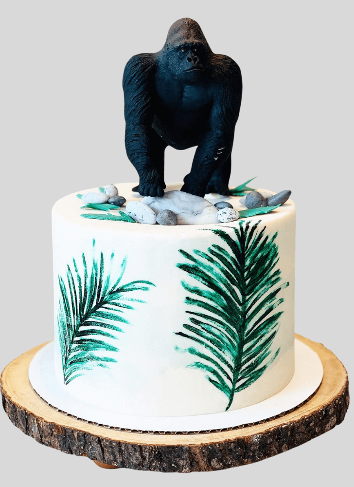 Lovely Gorilla Cake Design