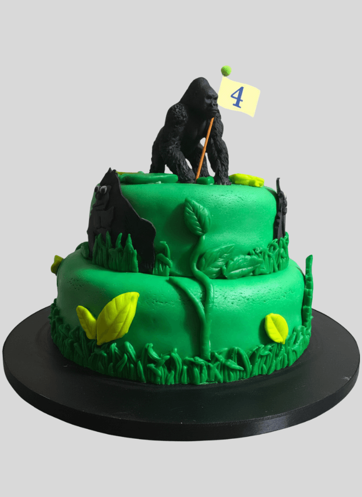 Wonderful Gorilla Cake Design
