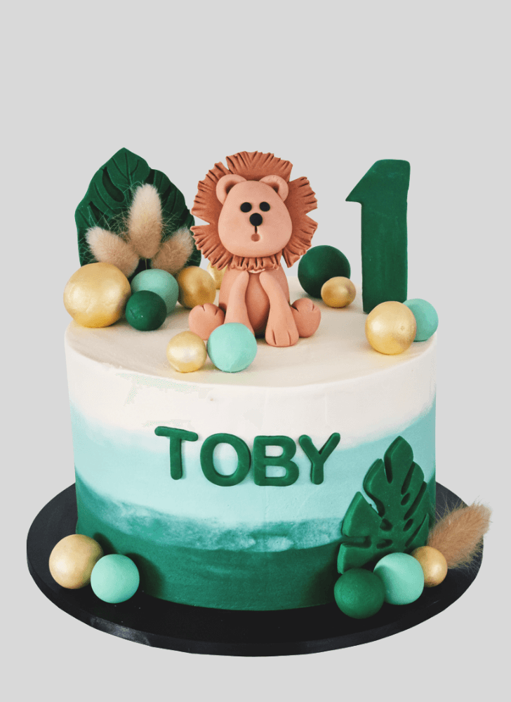 Cute Lion Cake
