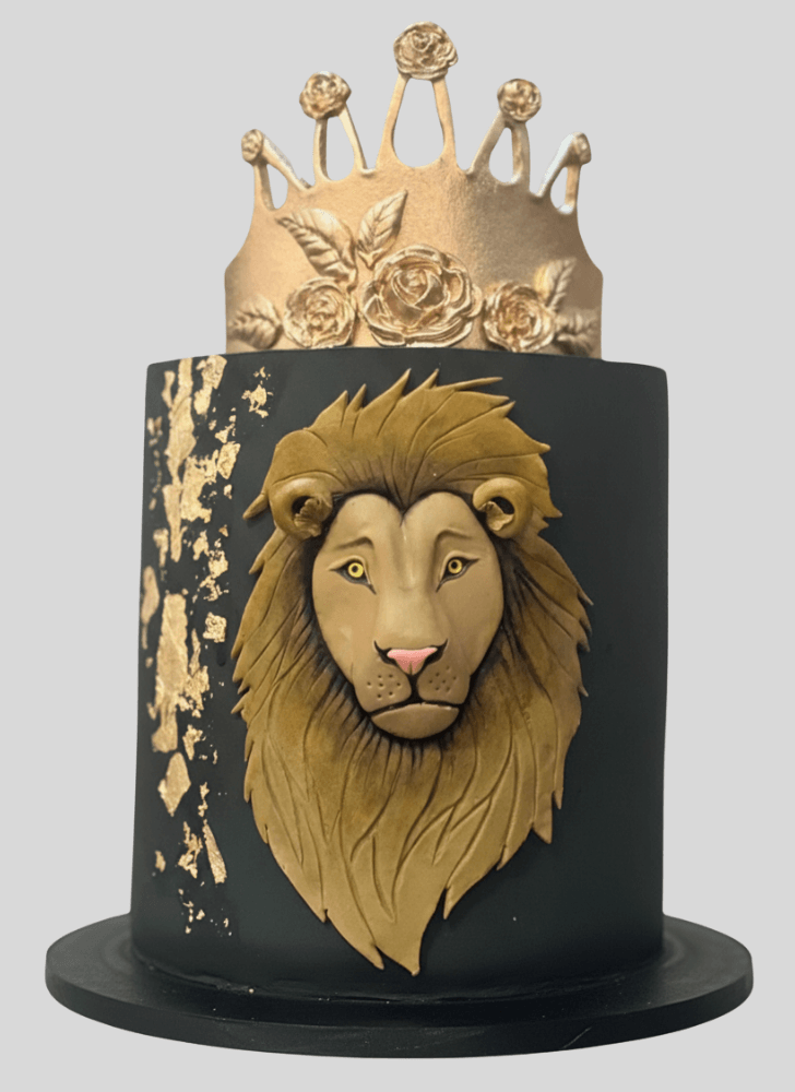 Delicate Lion Cake