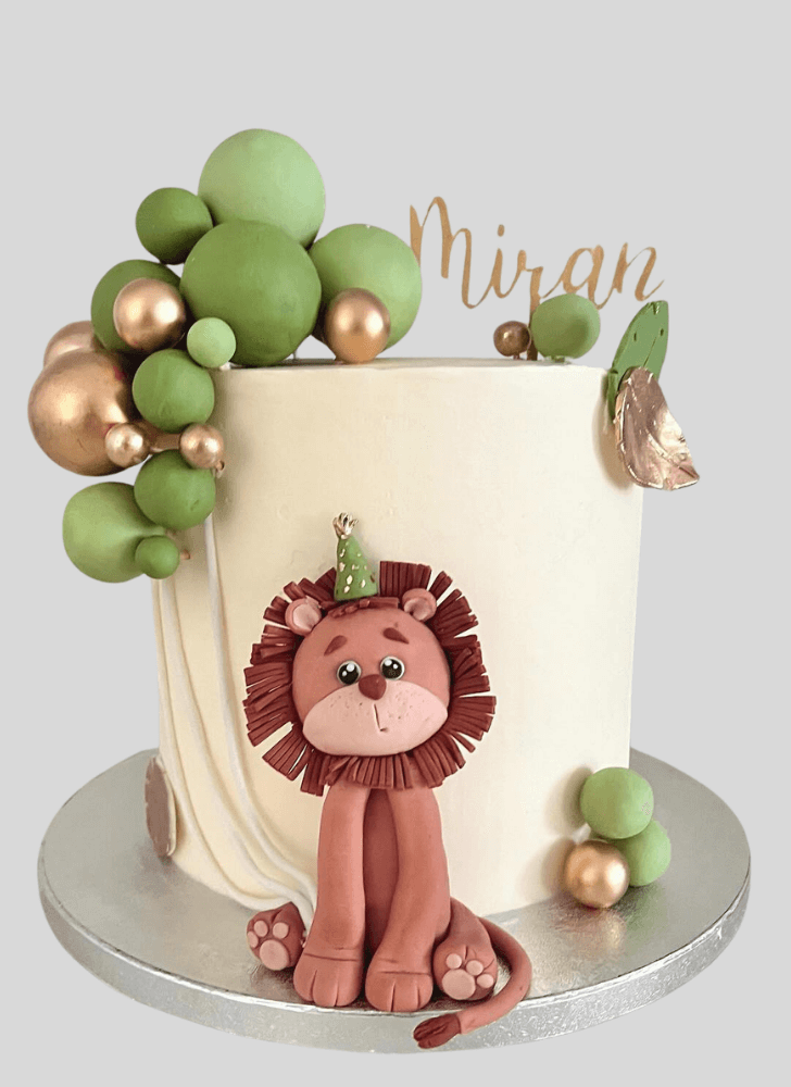 Enthralling Lion Cake