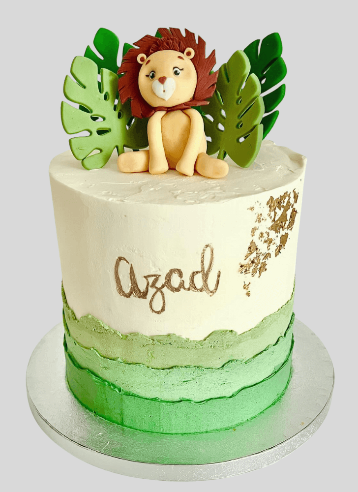 Enticing Lion Cake