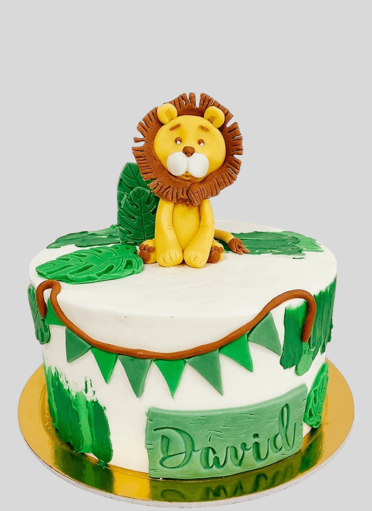 Fascinating Lion Cake