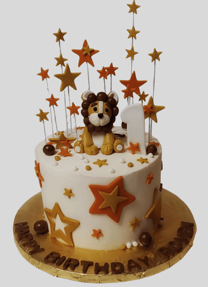 Handsome Lion Cake