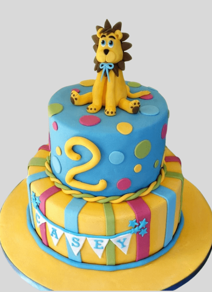 Lovely Lion Cake Design