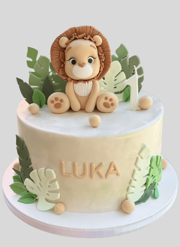Magnificent Lion Cake