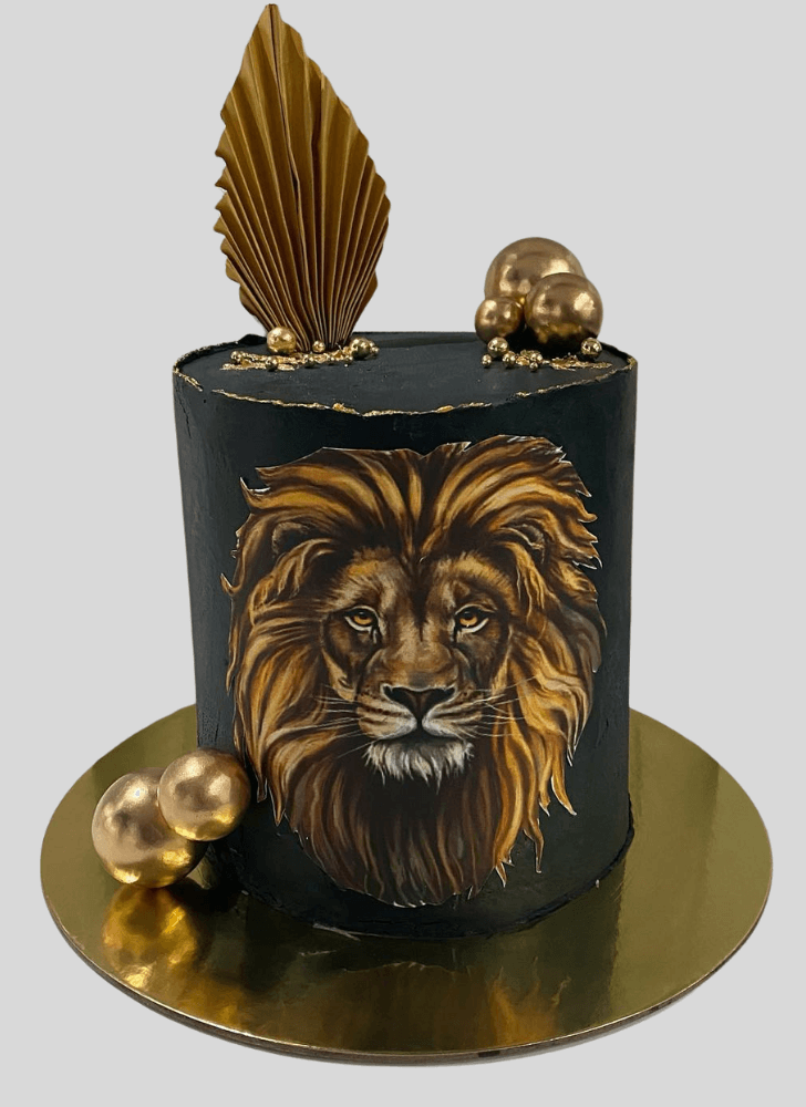 Pretty Lion Cake