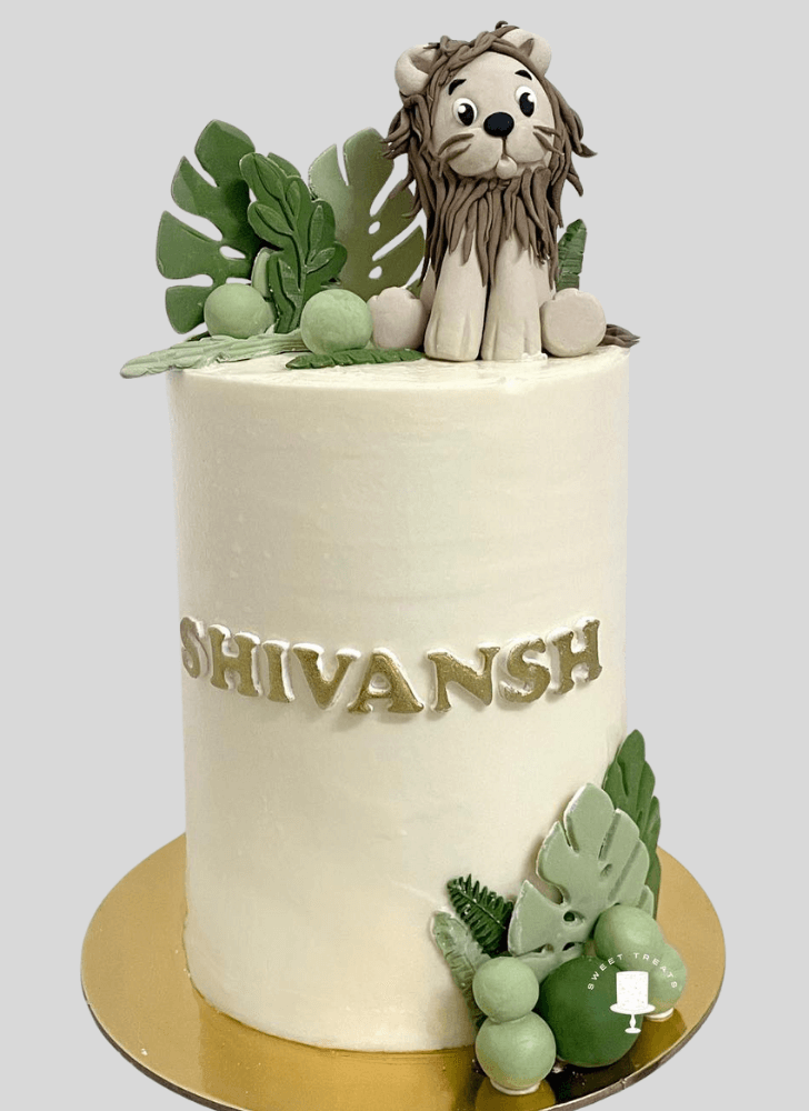 Wonderful Lion Cake Design
