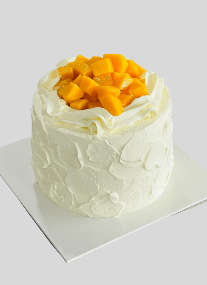 Pretty Mango Cake