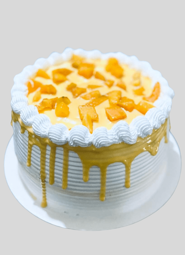 Refined Mango Cake