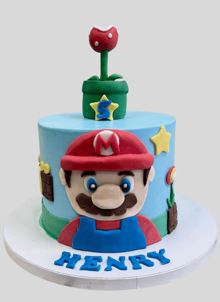 Admirable Mario Cake Design