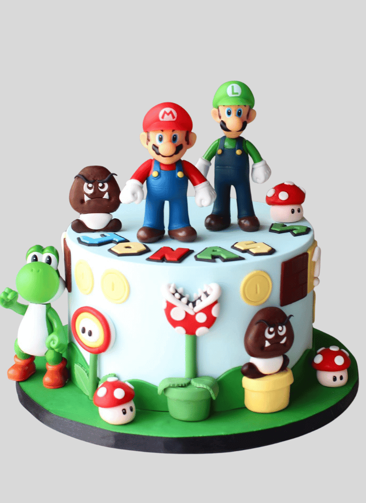 Adorable Mario Cake