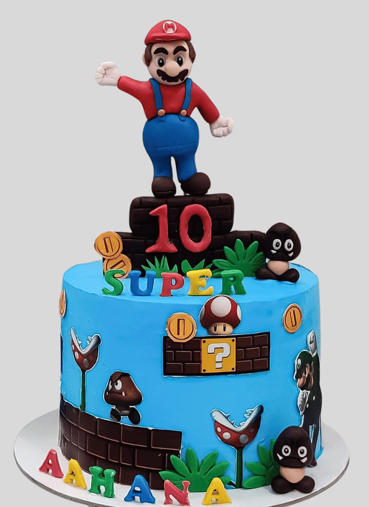 Alluring Mario Cake