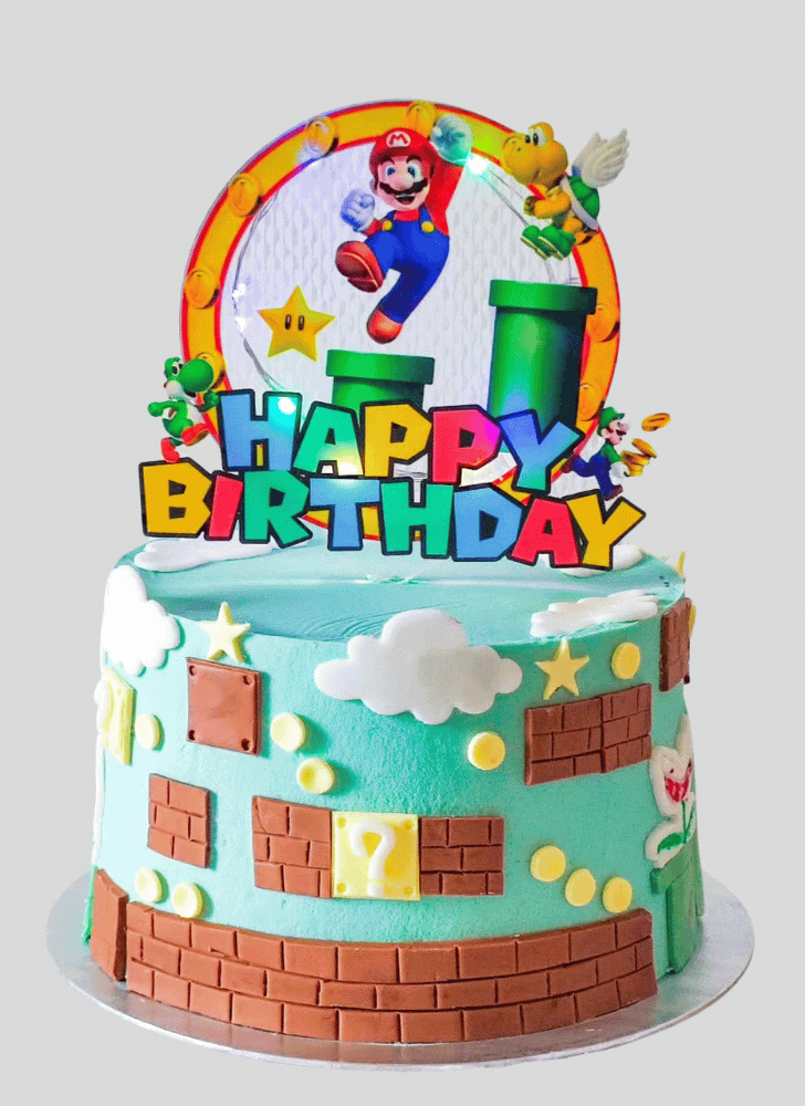 Appealing Mario Cake
