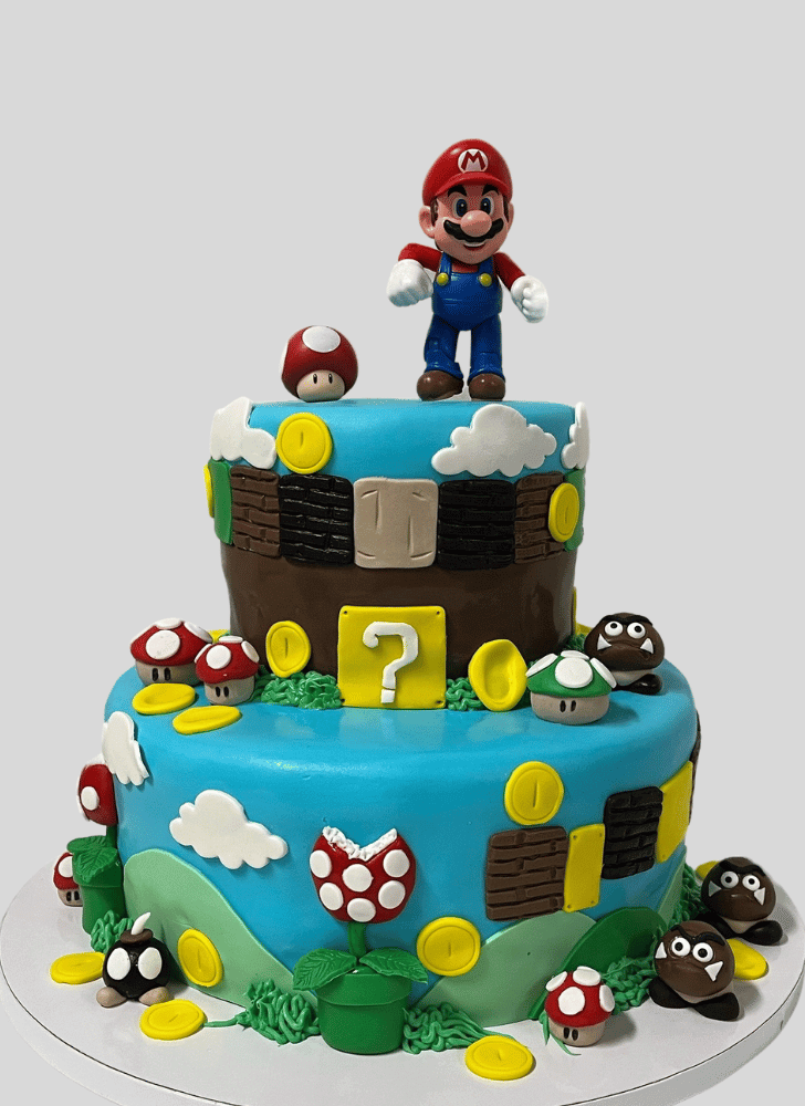 Delicate Mario Cake