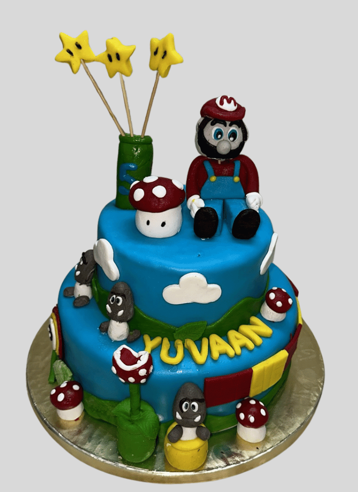 Elegant Mario Cake