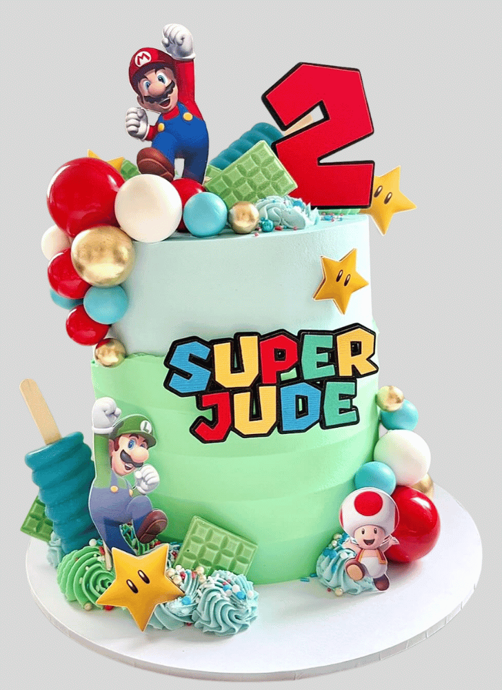 Excellent Mario Cake