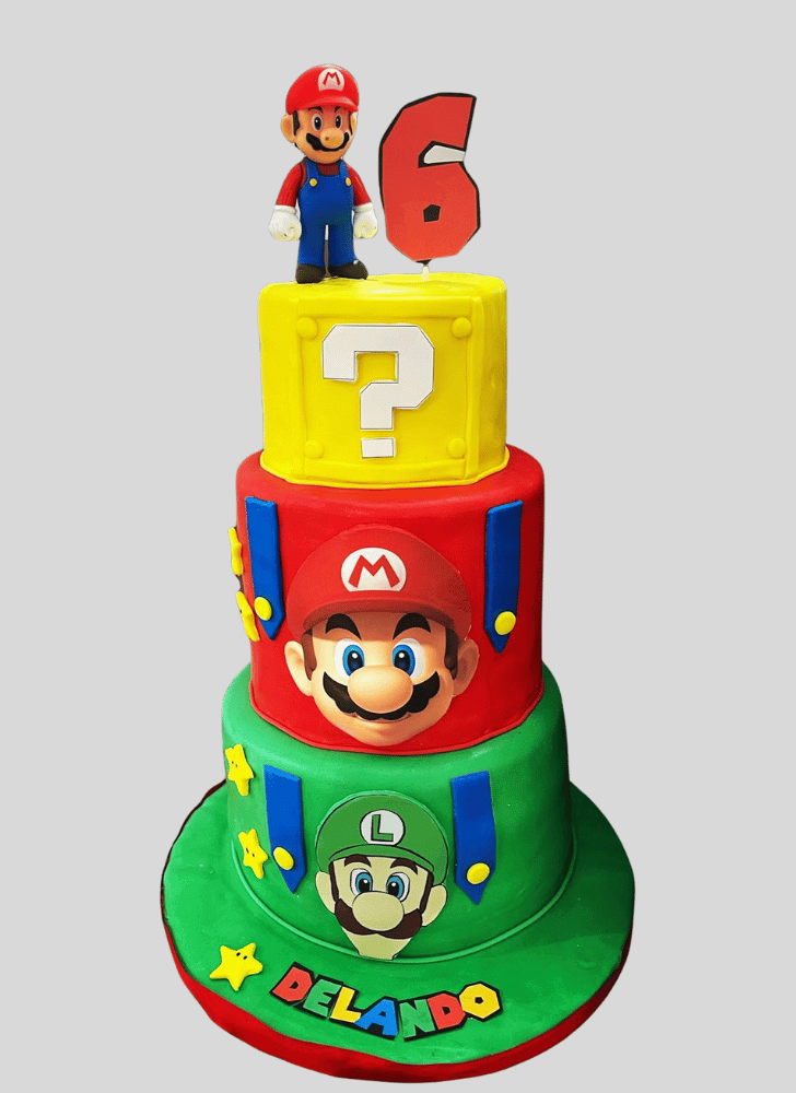 Fair Mario Cake