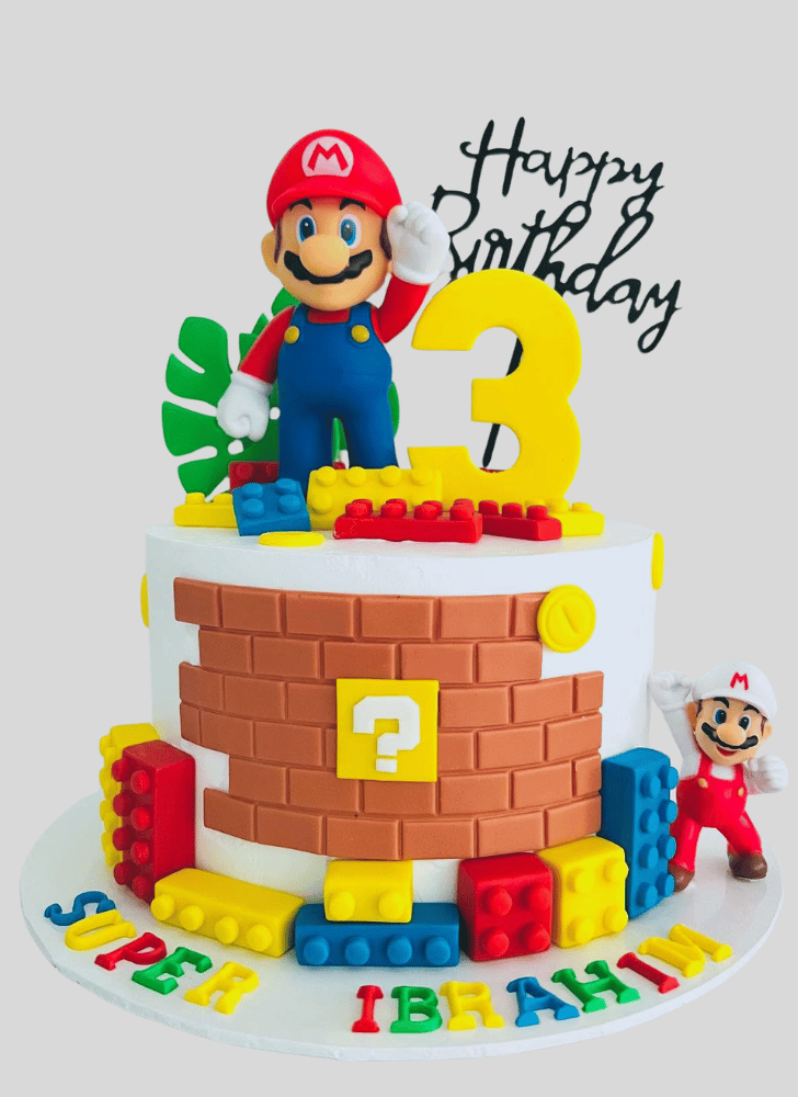 Fascinating Mario Cake