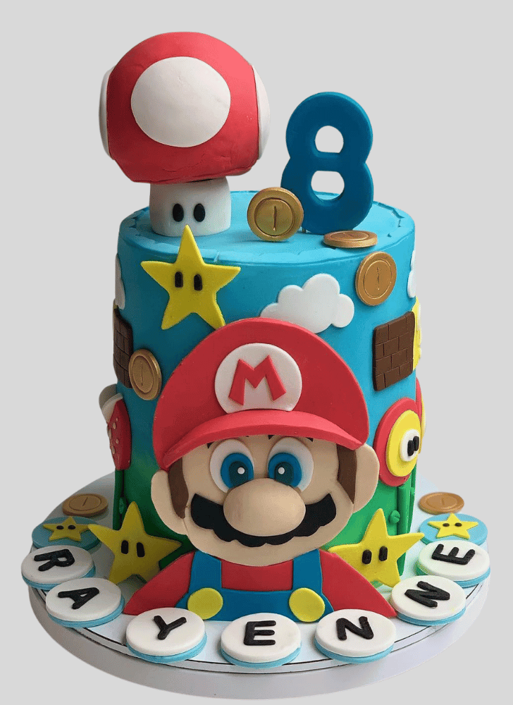 Good Looking Mario Cake
