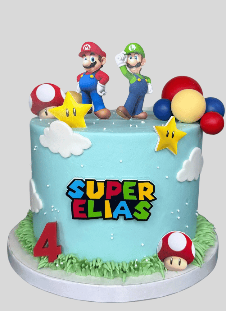 Gorgeous Mario Cake