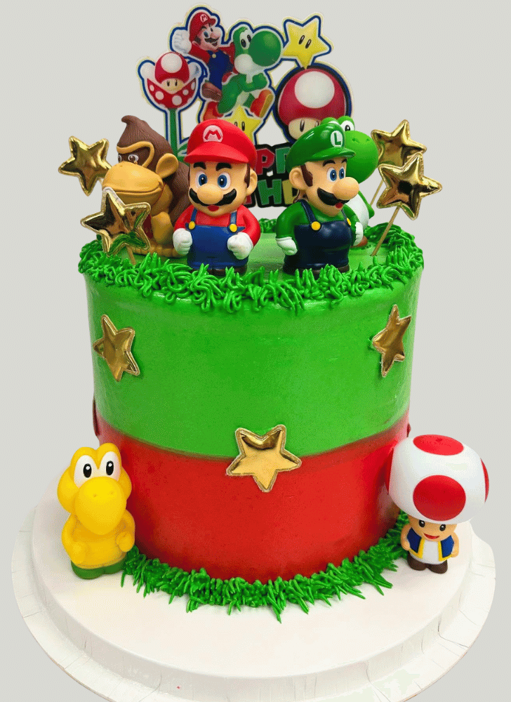 Graceful Mario Cake