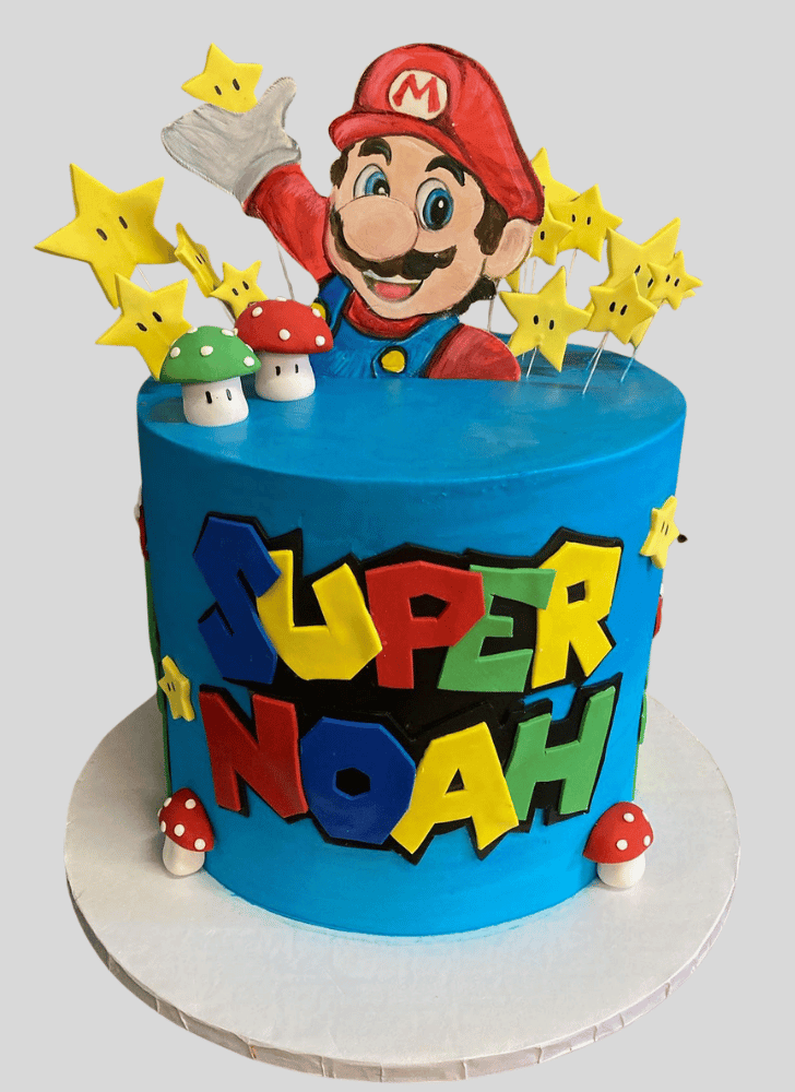Handsome Mario Cake