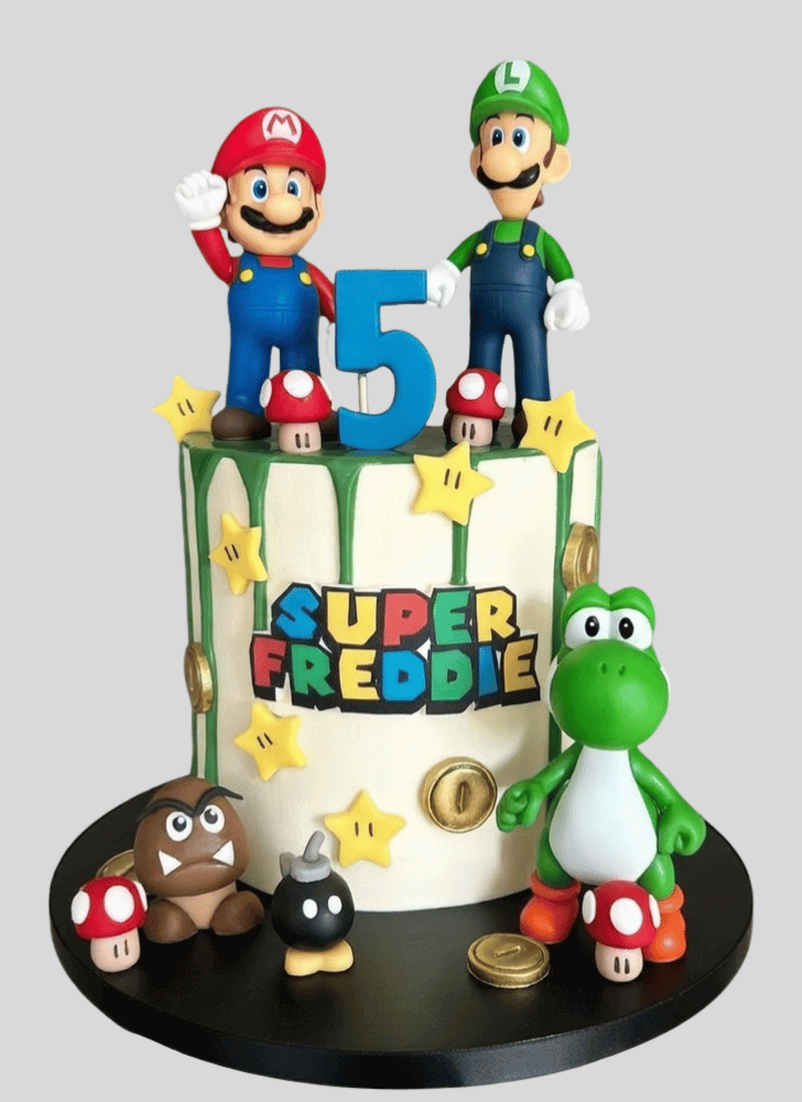 Mesmeric Mario Cake