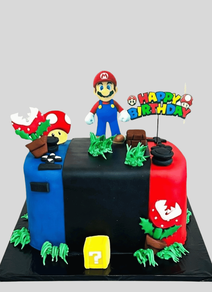 Pleasing Mario Cake
