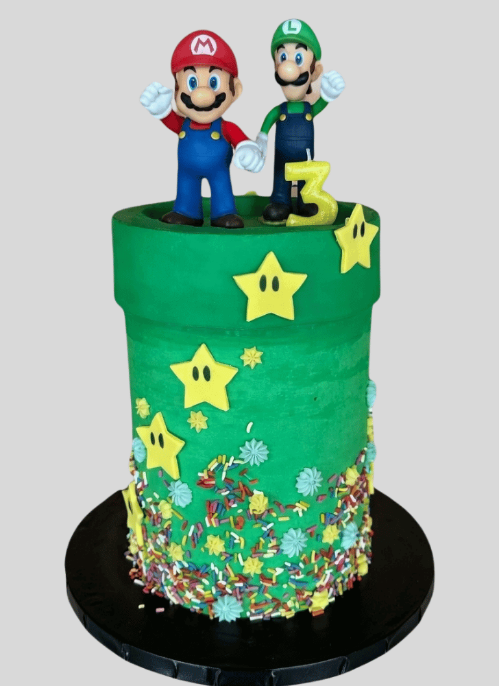Radiant Mario Cake