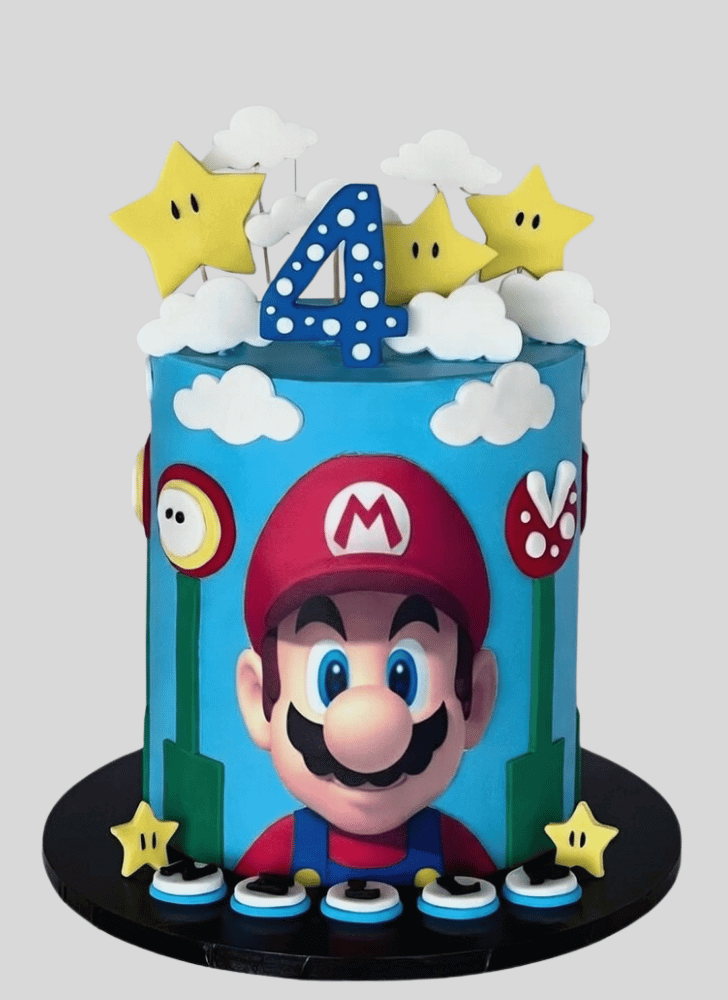 Shapely Mario Cake
