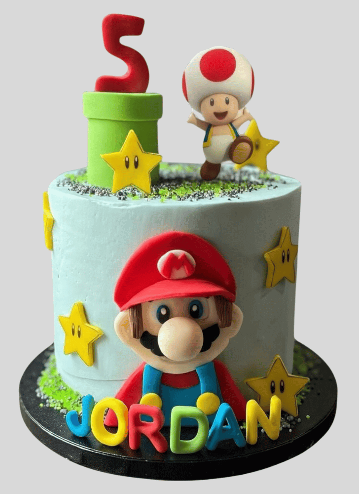 Slightly Mario Cake