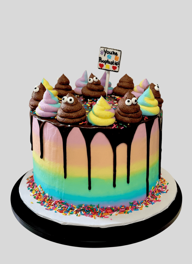Delightful Poop Cake